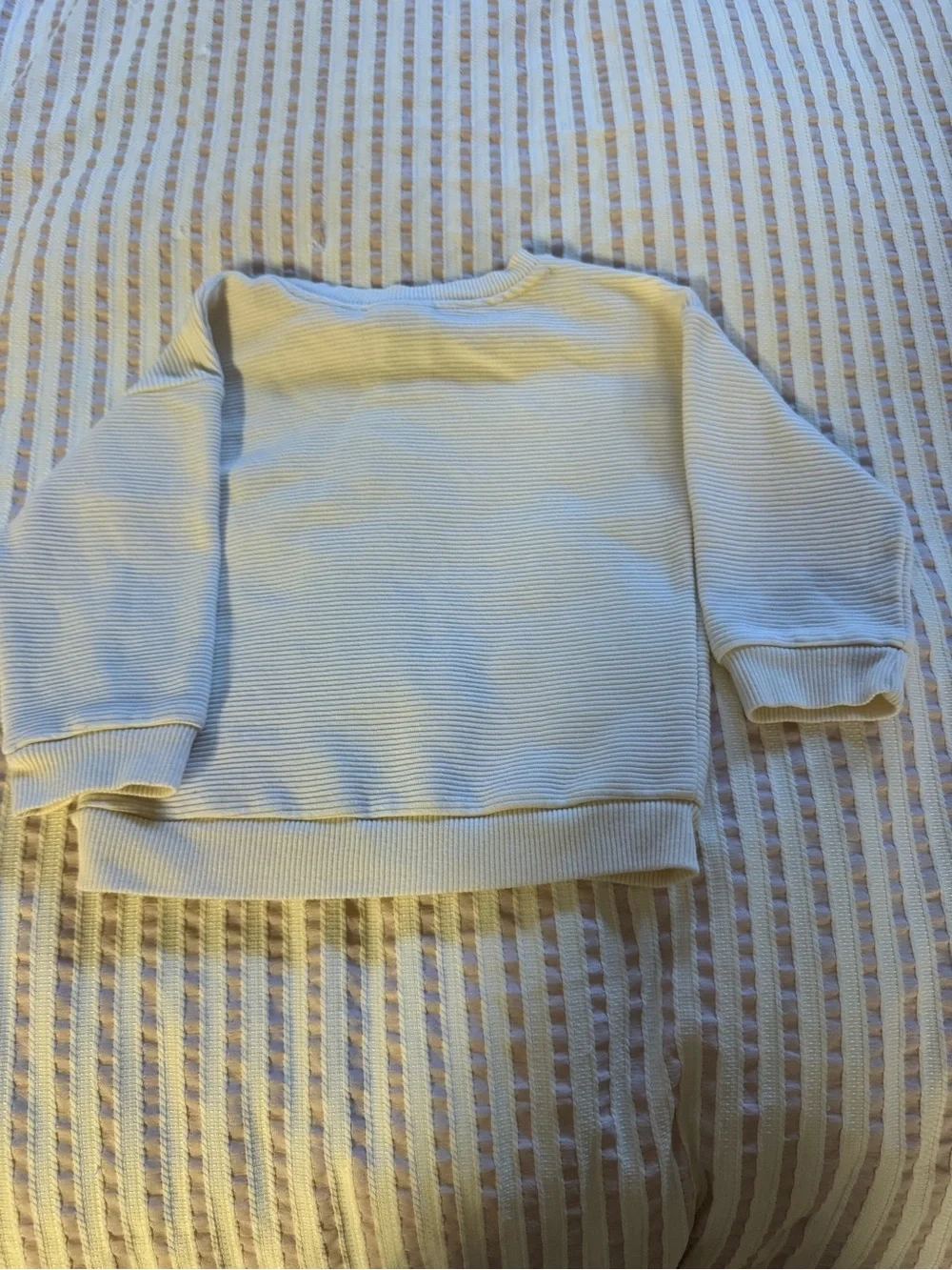 Disney Cream Ribbed Winnie the Pooh Sweatshirt, 24 months